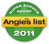 B & W Insect Control & Tree Care recieved Angie's list Super Service Award